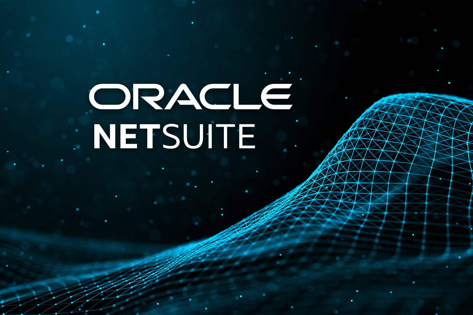 NetSuite ERP logo on a digital graph